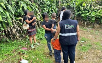 PGN rescata a tres hermanos en Quetzaltenango