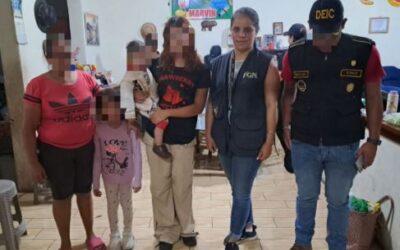 PGN rescata a ocho niños y adolescentes en Suchitepéquez