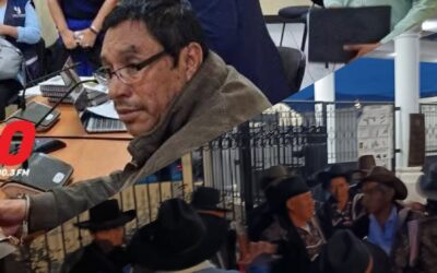 Desde Sololá llegan a Xela para exigir libertad de exlider comunitario capturado hoy