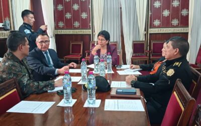 Nueva jefatura policial se reúne en gobernación