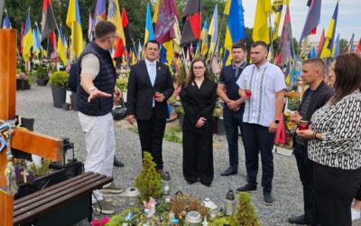 Diputado por Quetzaltenango visitó Ucrania