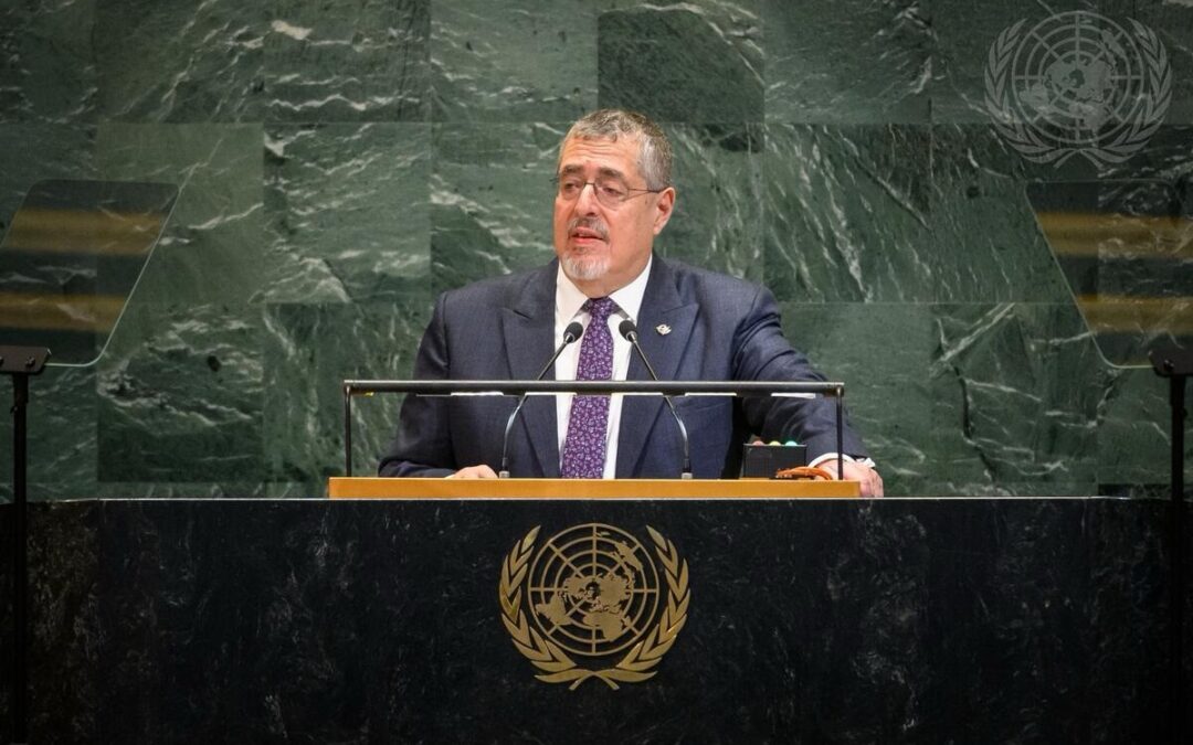 Bernardo Arévalo ante la ONU: “Guatemala está retomando el camino de la recuperación democrática”