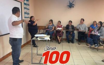 Salubristas participan en curso de lenguaje de señas