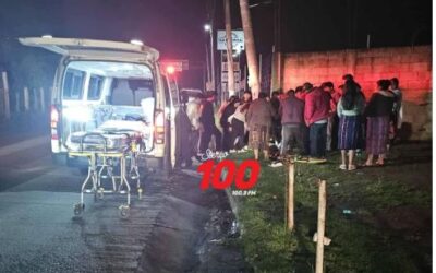 Menor de edad muere arrollado en San Juan Ostuncalco