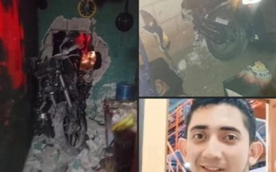 Motorista muere al estrellarse contra la pared de una vivienda en Sanarate