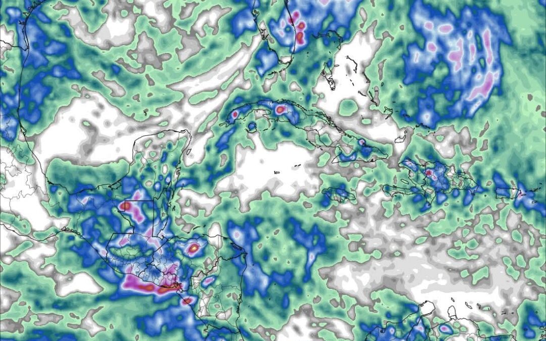 Posible ingreso de humedad favorecería lluvias y tormentas severas en Guatemala