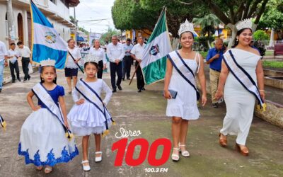 Caminata cívica en El Asintal, Retalhuleu