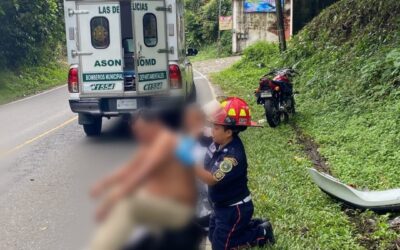 Motorista arrollado en Colomba Costa Cuca