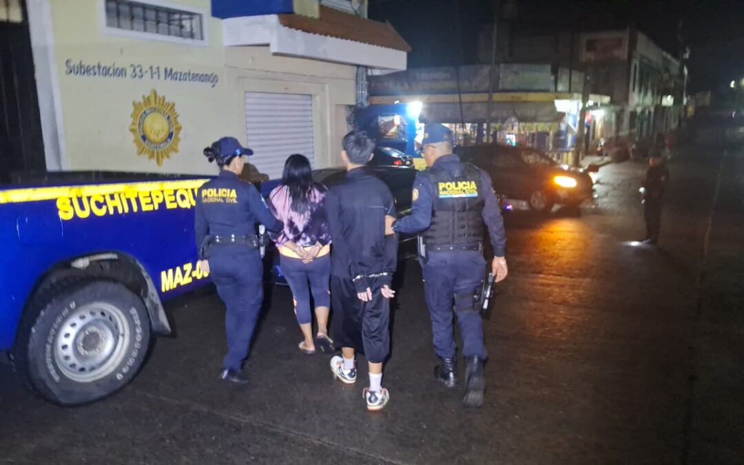 Capturan a dos presuntos responsables de ataque armado en Mazatenango