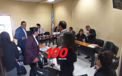 Audiencia en contra de exgobernador de Quetzaltenango