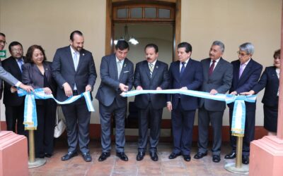 Firman convenio entre OJ y Registro Mercantil de Quetzaltenango