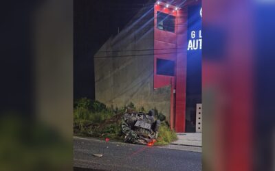 Accidente en autopista Los Altos deja dos heridos según reporte preliminar