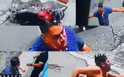 Todo quedó grabado. Escándalo, pistola en mano y agresión