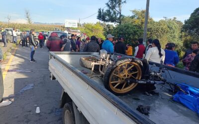 Cuerpo de joven fallecido en ruta a San Juan Ostuncalco no será trasladado al INACIF