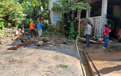 Evalúan daños en viviendas afectadas por inundaciones en El Palmar