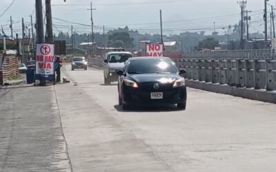 Habilitan paso vehicular en el tramo entre Llanos de la Cruz y el periférico de Quetzaltenango