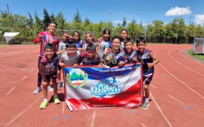 Alumnas quetzaltecas destacan en competencia interdepartamental de atletismo
