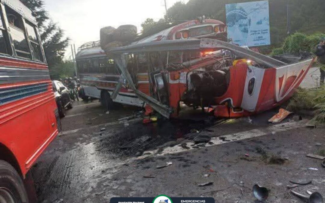 Accidente de bus colectivo deja varios heridos en la ruta Interamericana