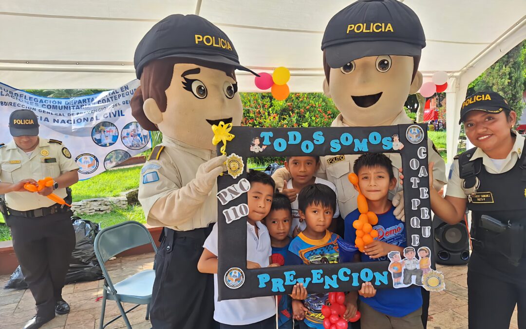 PNC desarrolla actividad para prevenir delitos en Coatepeque