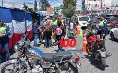 Policía de Tránsito desarrolla operativo en Quetzaltenango