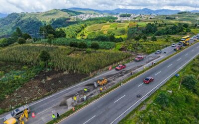 En ruta Interamericana realizan labores de mantenimiento
