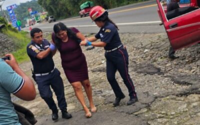 Dos mujeres atropelladas en Colomba Costa Cuca, Quetzaltenango