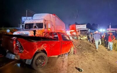 Grave accidente provoca cierre total en la ruta Interamericana, kilómetro 62