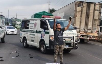 Mujer fallece tras ser atropellada en jurisdicción de Coatepeque