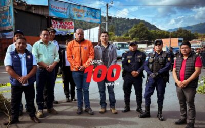 Realizan inspección en el sector donde se registró hundimiento en La Regional, San Juan Ostuncalco.