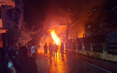 Incendio consume comercio en San Marcos La Laguna; pérdidas ascienden a Q. 70 mil