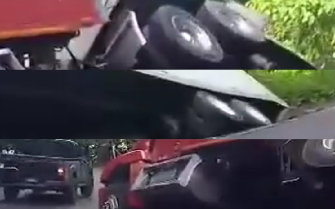 Tráiler varado genera complicaciones en la ruta Cito Zarco, sector de Pirineos