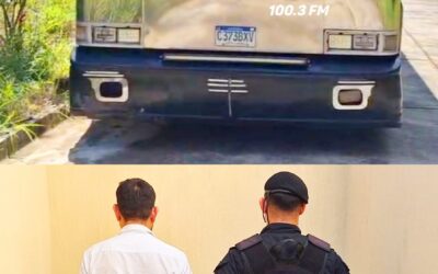 Piloto de autobús detenido en Retalhuleu por transportar a 45 migrantes en situación irregular