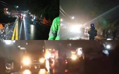 Colapsa tramo carretero en “La Soledad”, El Palmar: paso entre Retalhuleu y Quetzaltenango queda cerrado