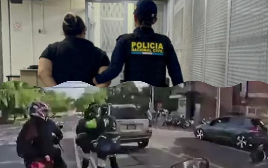 Capturan a mujer que atropelló a agente de la PMT en zona 9 capitalina