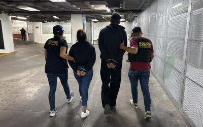 Capturan a pareja de extorsionistas de la mara 18 en zona 21 de la capital