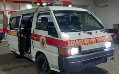 Un herido tras colisión entre bus extraurbano y mototaxi en Totonicapán