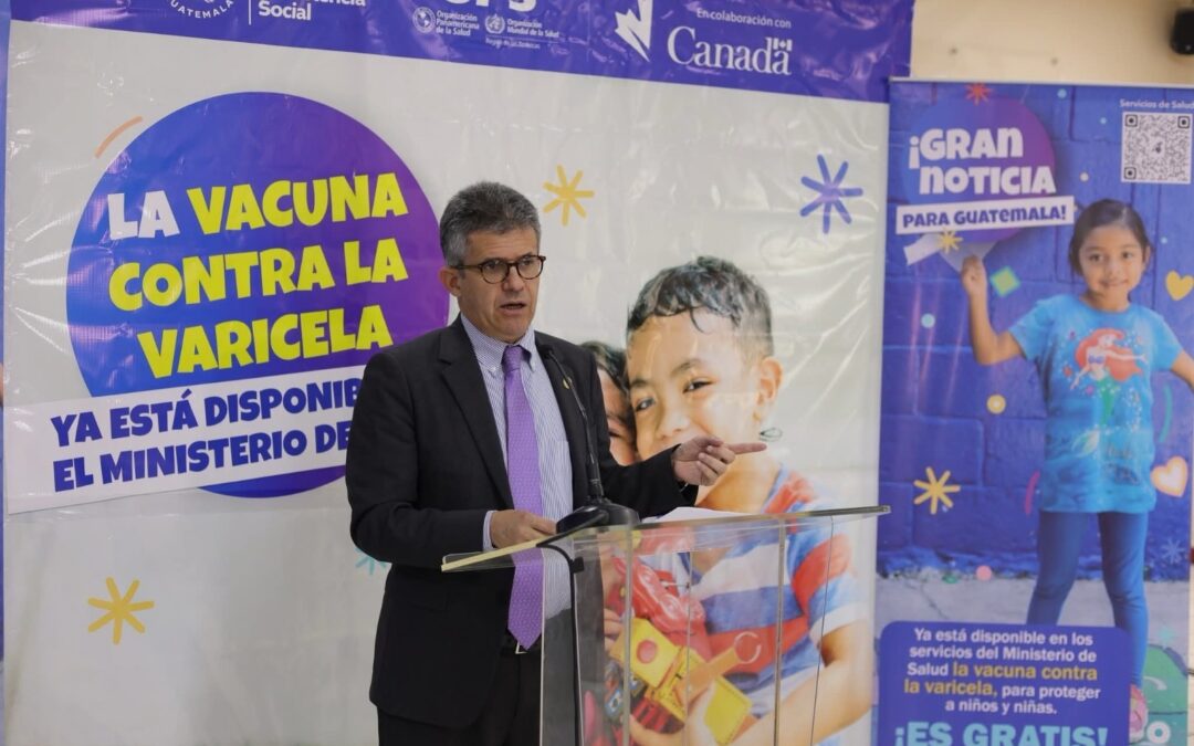 Vacuna contra la varicela se integra al esquema nacional de inmunización con inversión de Q. 71 millones