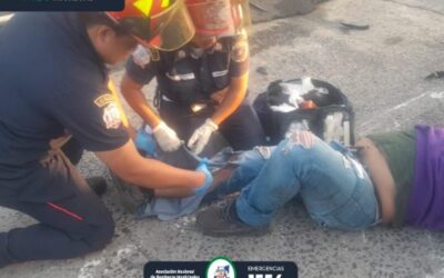 Motorista herido en accidente de tránsito en la ruta al Pacífico