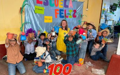 Organizan actividades lúdicas de mercadito y siembra