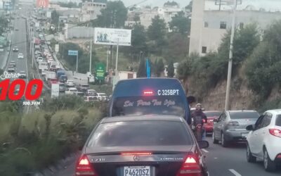 PMTQ reporta disminución en el tránsito en Quetzaltenango