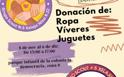 Anuncian Proyecto Scout «Unidos para dar»