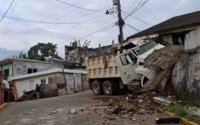 Motorista muere arrollado por camión con fallas mecánicas