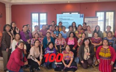 Seprem desarrolla taller dirigido a mujeres en Quetzaltenango