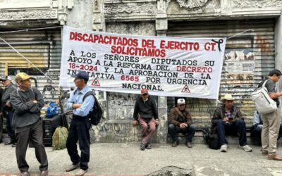 Veteranos militares anuncian bloqueos a nivel nacional este martes 11 de noviembre