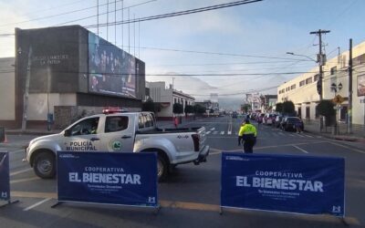 Amplio cierre vial en zona 3 de Xela por carrera 5K