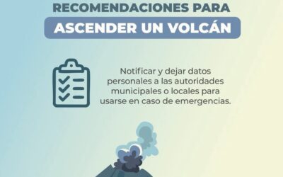 CONRED brinda recomendaciones para ascender a un volcán.