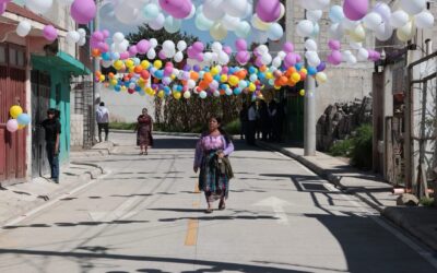 Inauguran renovación de calles en zona 10 de Quetzaltenango