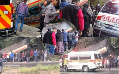 Accidente colectivo en el kilómetro 107 de Ruta Interamericana: