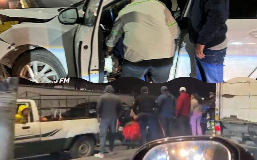 Dos percances viales generan complicaciones de tránsito en Xela