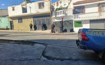 Allanamiento en la 12 avenida zona 3 de Quetzaltenango